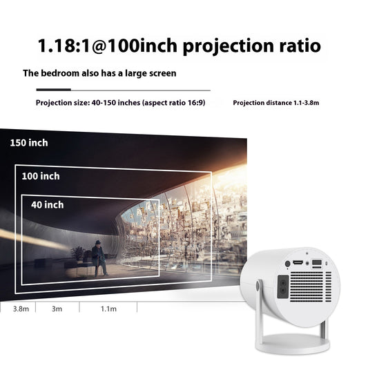 HY300 Portable Mini Projector – Your Smart Home Cinema Anywhere